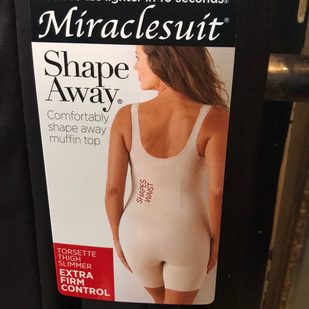 Black Miracle Suit Torsette Thigh Slimmer